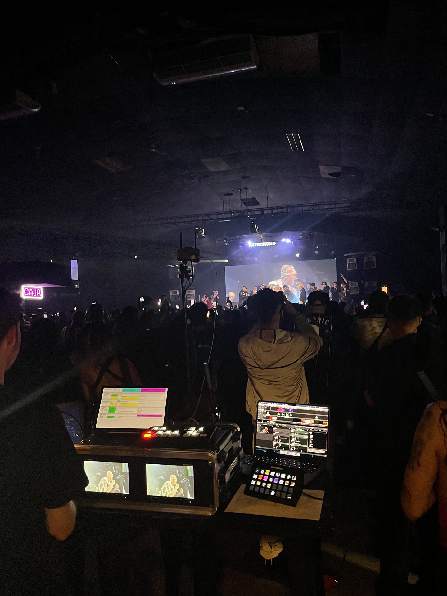 Sala Metrónomo Santiago — sistema de video técnico para conciertos